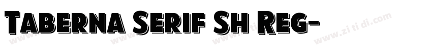 Taberna Serif Sh Reg字体转换